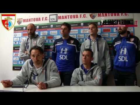 Mantova - Sudtirol 3-1: il post-partita col presidente De Sanctis, Graziani e Caridi