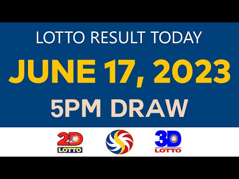 [Saturday] Lotto Result Today JUNE 17 2023 5pm Ez2 Swertres 2D 3D 6D 6/42 6/55 PCSO