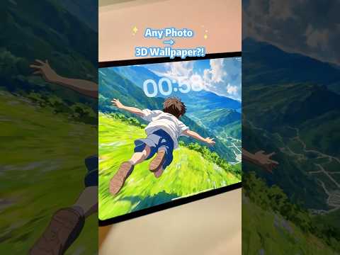 How to set this 3D wallpaper on your iPad ✨ | iPadOS 26 Tips