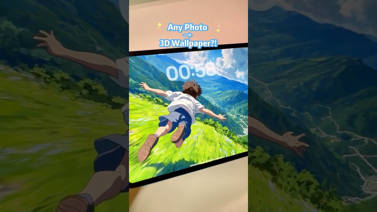 How to set this 3D wallpaper on your iPad ✨ | iPadOS 26 Tips