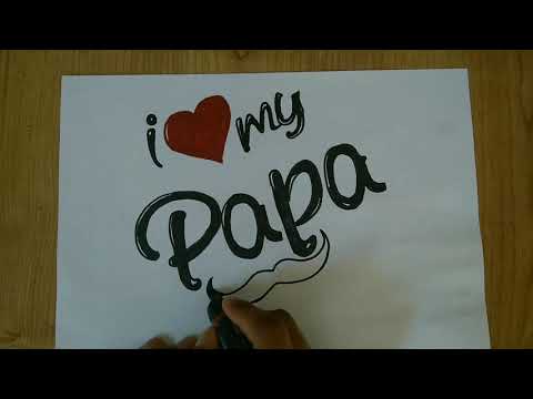 Happy Father's day easy and Beautifull Drawing ||...