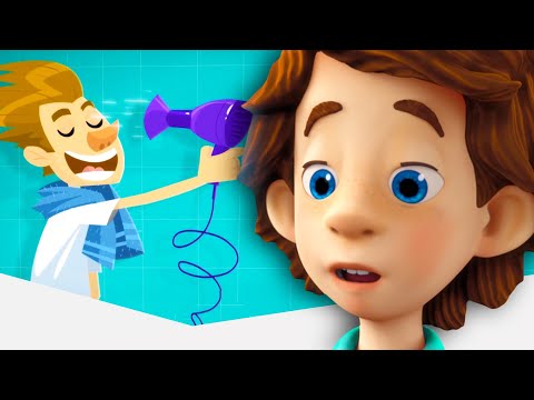 How do hair dryers get hot? | The Fixies | Animation for Kids | Learning with Tom - Kingdom Kids Zone, Little Learners - The Fixies
