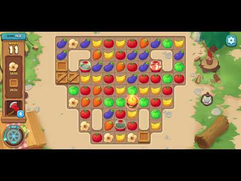 We Bare Bears Match3 Repairs Level 162 - No Boosters