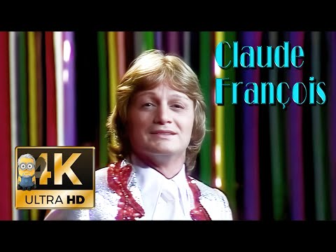 Claude François AI 4K Enhanced - Le chanteur malheureux 1975
