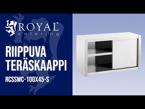 video - Riippuva teräskaappi - 100 x 45 cm