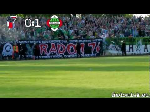 Broń - Radomiak 0:1 skrót meczu [19.05.2012] HD