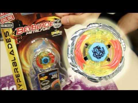 Diablo Nemesis X:D HYPERBLADE SPARK FX UNBOXING & REVIEW - (BB-122-FX) Beyblade Metal Fury Hasbro