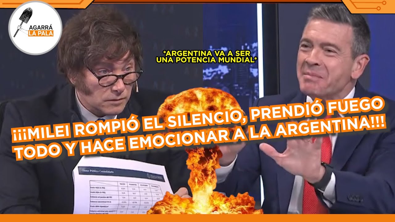 MILEI ROMPIÓ EL SILENCIO, PRENDIÓ FUEGO TODO Y HACE EMOCIONAR A LA ARGENTINA COMO NUNCA ANTES