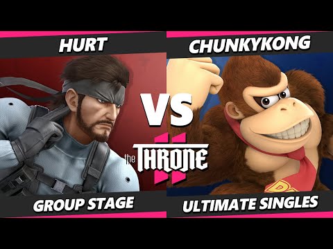 The Throne 2 - Hurt (Snake) Vs. ChunkyKong (Donkey Kong) Smash Ultimate - SSBU