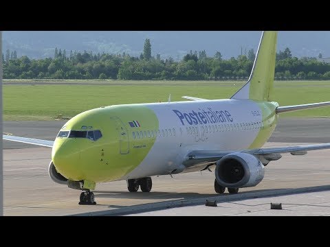 Mistral Air Boeing 737 takeoff at Graz Airport | EI-ELZ