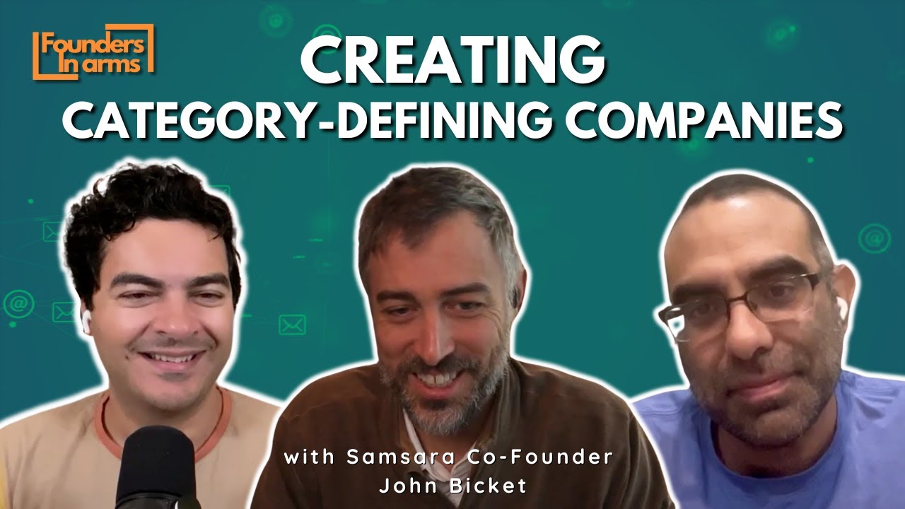 Creating Category-Defining Companies with John Bicket, Co-Founder of Samsara & Meraki