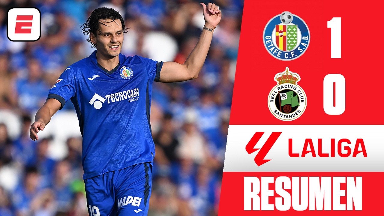 Getafe CF 1 - 0 Real Racing Club de Santander highlights