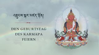 Den Geburtstag des Karmapa feiern