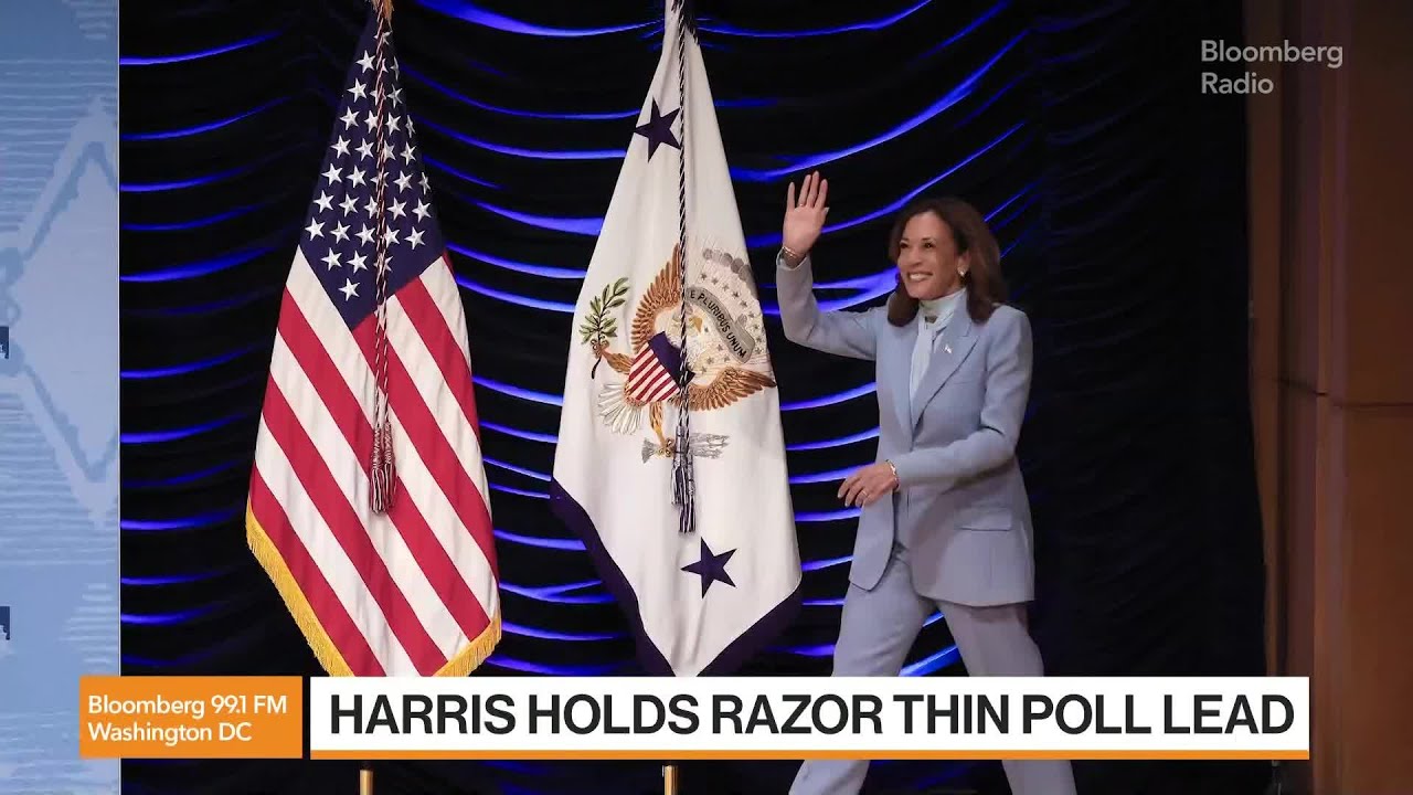 Poll Shows Harris Holds Razor Thin Lead In Swing States
