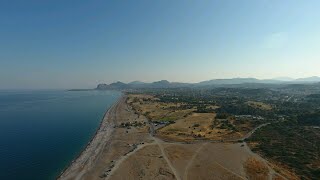 The beautiful Afantou beach in 4K