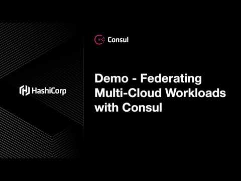 Demo - Consul - Federating Multi-Cloud Workloads with Mesh Gateways