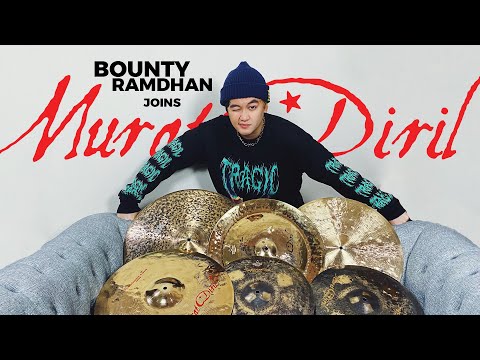 BOUNTY RAMDHAN joins MURAT DIRIL CYMBALS, the B27 Cymbals