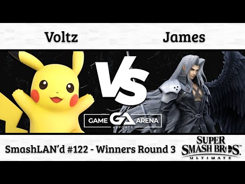 SmashLAN'd 122: Voltz (Pikachu) vs. James (Sephiroth) - Winners Round 3