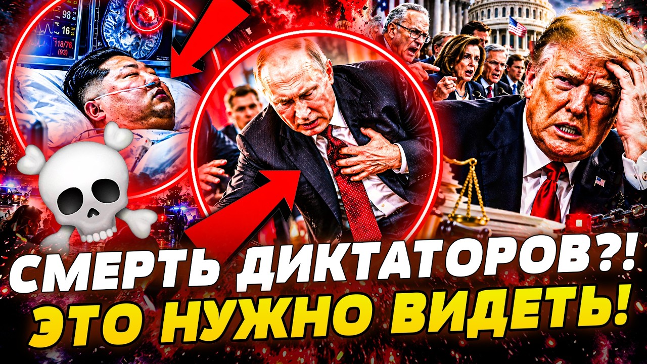 🔴КОНЕЦ ДИКТАТОРАМ! КИМ ПРИ СМЕРТИ! ПУТИНУ РЕЗКО ПОПЛОХЕЛО! РАСКОЛ В БЕЛОМ ДО