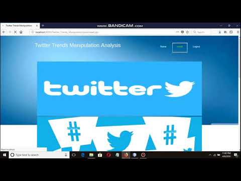 Twitter trends manipulation analysis