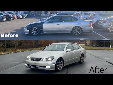 Lexus GS300 Fender Removal & Installation (How To Tutorial) 1998-2005