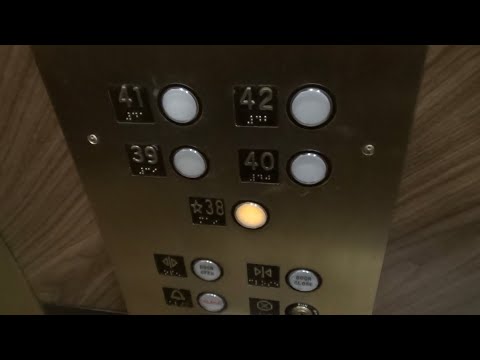 Tiny Haughton Shuttle Traction Elevator - Intercontinental Hotel - Chicago, IL (38-41)