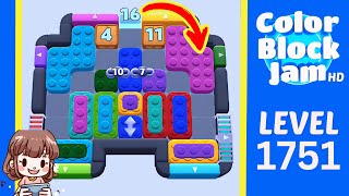 Solution du Niveau 1751 de Color Block Jam