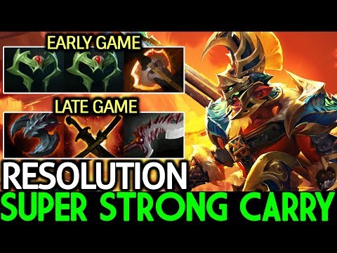 Resolution [Troll Warlord] Super Strong Carry Insane Lifesteal Meta 7.21 Dota 2