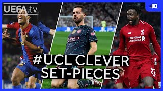 #UCL Clever Set-Pieces | Ronaldinho, Bernardo, Alexander-Arnold...