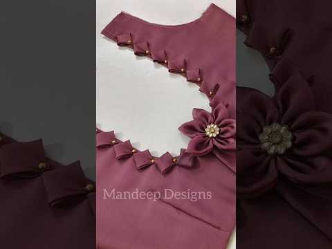 Beautiful Blouse Back Neck Designs #shorts #shortfeed