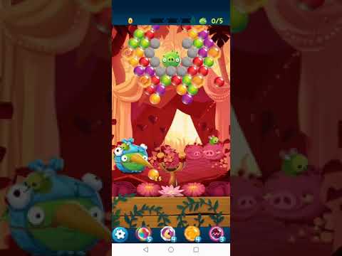 Angry Birds Pop Bubble Shooter LEVEL 499 NO BOOSTERS #angrybirdspopbubbleshooter