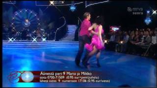 Maria Lund ja Mikko Ahti dancing Jive