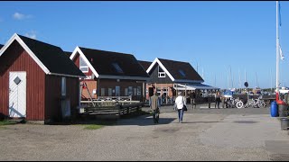 preview picture of video 'Bork Havn: Der Surfer-Treffpunkt am Ringköbing Fjord von oben'
