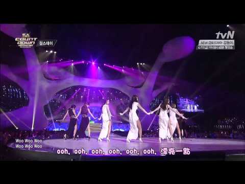 [HD][1080P][中字] 140403 M!Countdown Japan Girl's Day - 期待 EXPECTATION