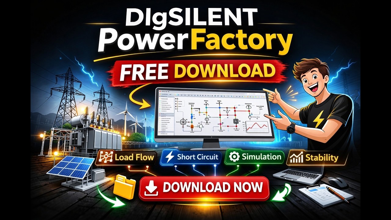 Free|Download| DIgSILENT|Powerfactory |Electrical