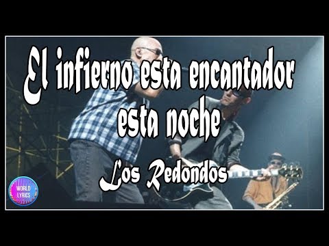 El infierno esta encantador esta noche - Los Redondos (Letra/Lyrics) 💥