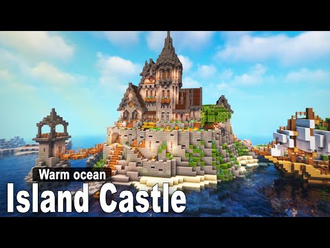 Stevler - Minecraft: How to build an Island Castle | Tutorial [part1]