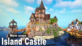 Minecraft: How to build an Island Castle | Tutorial [part1]