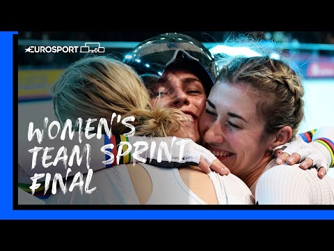 Germany take Gold ahead of Netherlands in Women's Team Sprint Final | 2022 European Championships