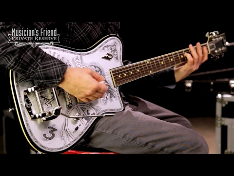 Duesenberg  Johnny Depp Jack Sparrow Limited edition Signature Series Aluminum Tattooed image 19