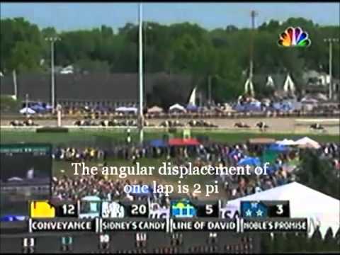 Physics of a Horse Race