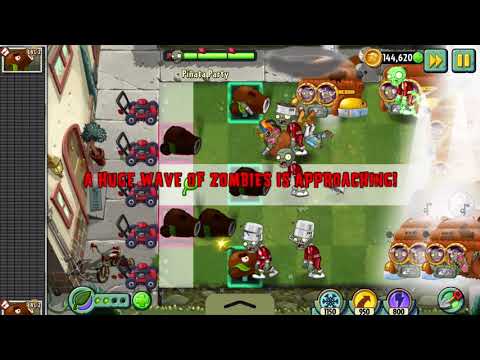 Plants vs Zombies 2 gameplay - Piñata Party - 23/6/2021