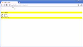 jQuery Tutorial - 24 - Contains selector