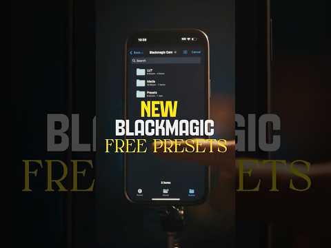 FREE Blackmagic Mobile Presets 🔥 Shoot Cinematic on Any iPhone (8–16 Pro) or Android
