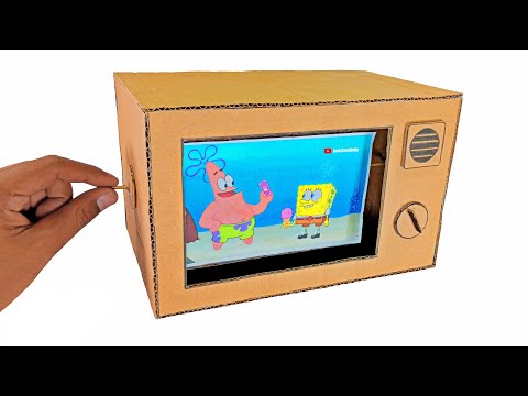 How To Make Cardboard TV With Magic Tricks Cool Crafts