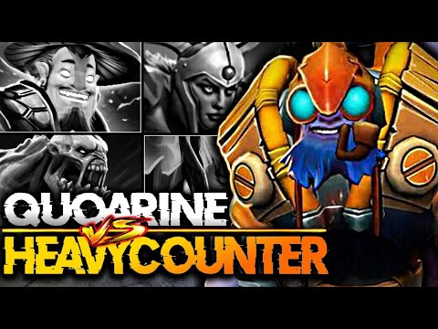 QUOARINE Tinker against Heavy Counter Pick! Insane Game Dota 2 7.29c Tinker Gameplay.