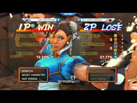 MCZ| Daigo vs RZR| Infiltration Capcom Cup 2015