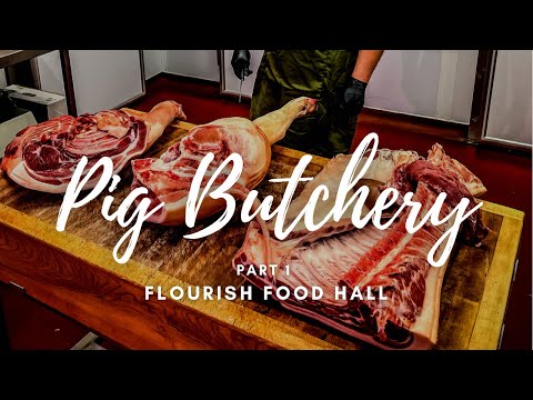 Butchery of a Pig Carcass - Flourish - Part 1 - HGC