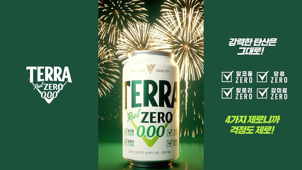 마침내, 테라 제로 출시 : 강력한 탄산 편