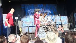 GWAR intro/ Oderus death story first performance, Gwar-BQ 2014